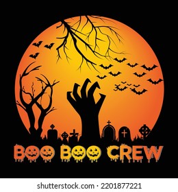 Vector de diseño de camiseta de Halloween