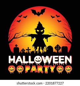 Halloween t shirt design vector