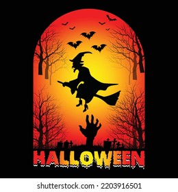 Halloween t shirt design vector