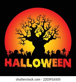 Halloween t shirt design vector