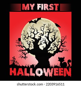 Halloween t shirt design vector