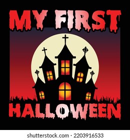 Halloween t shirt design vector