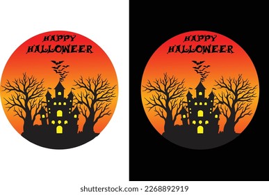 Halloween t shirt design vector