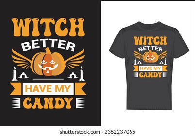 Halloween t shirt design and vector