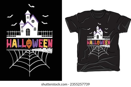 Halloween t Shirt Design, Vector Graphic, illustration. High quality vector t-shirt design. Devil t-shirt design. Eye catching vector. Halloween gift. Happy Halloween. Spooky Halloween Night.