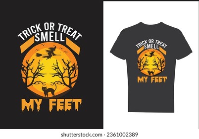 Halloween T shirt design and vector