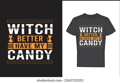 Halloween t shirt design and vector