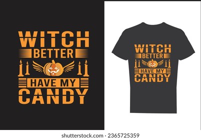 Halloween t shirt design and vector