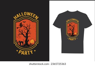 Halloween t shirt design and vector