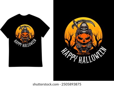 HALLOWEEN T SHIRT DESIGN VECTOR GRAPHIC