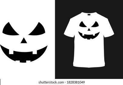 Halloween t shirt Design, vintage, pumpkin t shirt, apparel, vector, element, emblem, eps 10