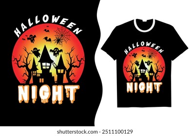 Halloween T shirt design vintage t shirt halloween trendy bulk