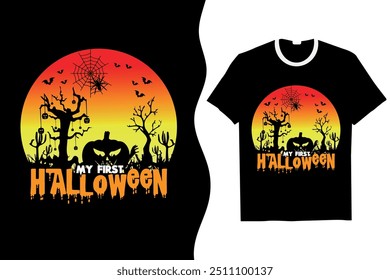 Halloween T shirt design vintage t shirt halloween trendy bulk