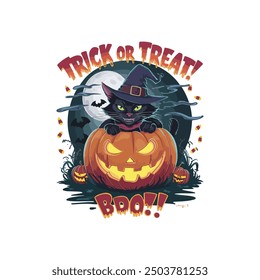 Halloween T Shirt design with white background