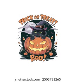 Halloween T Shirt design with white background