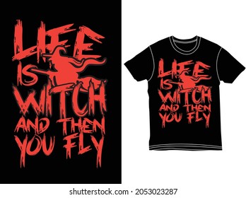 Halloween t shirt design; t shirt design; witch t shirt