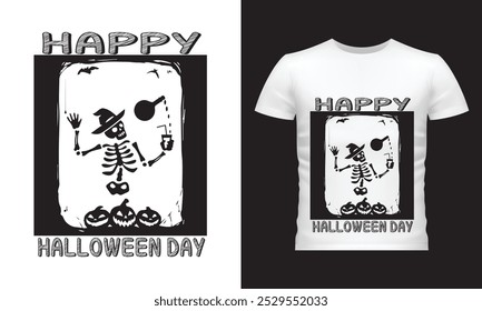 Halloween t shirt Happy Halloween. Halloween t-shirt design template. Happy Halloween t-shirt design