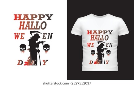 Halloween t shirt Happy Halloween. Halloween t-shirt design template. Happy Halloween t-shirt design