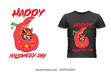 Halloween t shirt Happy Halloween. Halloween t-shirt design template. Happy Halloween t-shirt design