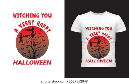 Halloween t shirt Happy Halloween. Halloween t-shirt design template. Happy Halloween t-shirt design