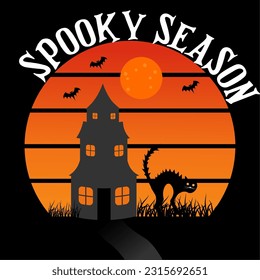 Halloween T shirt. Spooky Season
