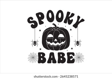 Halloween t shirt, Witches Typography Quotes, Funny Halloween Gift, Retro Spooky T shirt, Ghost vector, Cut file, Files for Cricut, silhouette, Instant Download