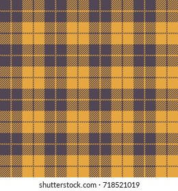 Halloween Tartan Seamless Pattern Background. Autumn color panel Plaid, Tartan Flannel Shirt Patterns. Trendy Tiles Vector Illustration for Wallpapers.