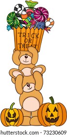 Halloween teddy bears
