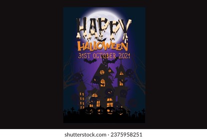 Halloween template for your program.
