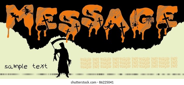 Halloween, text
