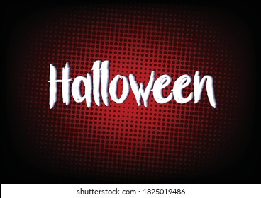 Halloween text 3D dark word