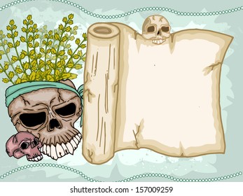 Halloween text background design