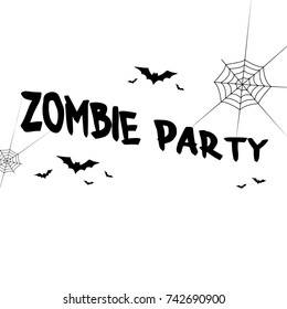 Halloween text background style collection
