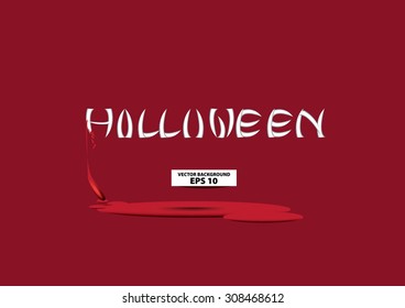 halloween text blood