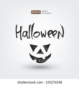 Halloween text design