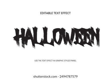 Halloween Text Effect.editable text effect