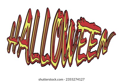HALLOWEEN material de texto con imagen fresca