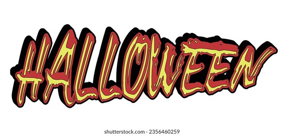 HALLOWEEN material de texto con imagen fresca
