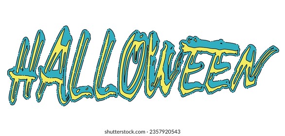 HALLOWEEN material de texto con imagen fresca