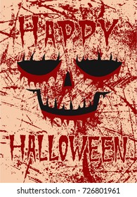 Halloween them vector illustration