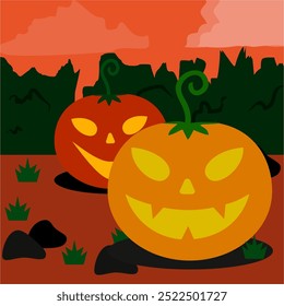 A HALLOWEEN THEME BACKGROUND DESIGN