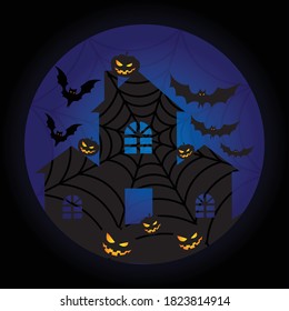 Halloween theme backgrounds with spooky setting