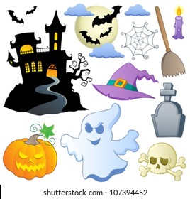 Halloween theme collection 1 - vector illustration.