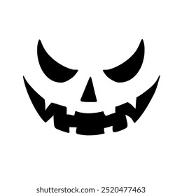 halloween theme evil face illustration. images produced without the use of any form of AI software