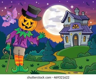 Imagen de la figura del tema de Halloween 4 - ilustración vectorial eps10.