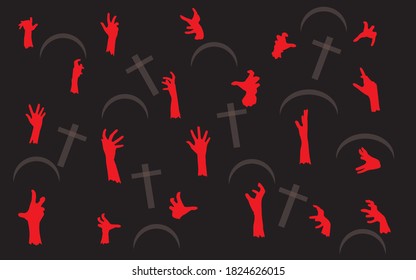 Halloween theme frame border design with space for text