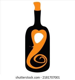 Halloween theme icon. Flat graphic design. Symbol on white background. Vector illustration. EPS10.