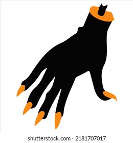 Halloween theme icon. Flat graphic design. Symbol on white background. Vector illustration. EPS10.
