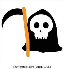 Halloween theme icon. Flat graphic design. Symbol on white background. Vector illustration. EPS10.