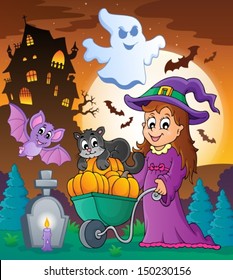 Halloween theme image 3 - eps10 vector illustration.